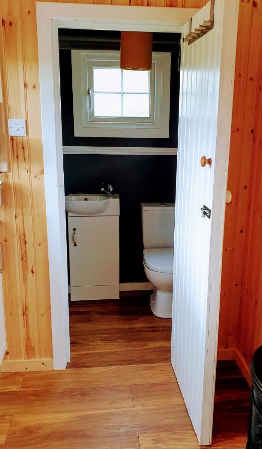 Small Cozy Shepherd Hut 20 By 7 Feet With Boxed In High Double Bed Balmacara Exteriör bild