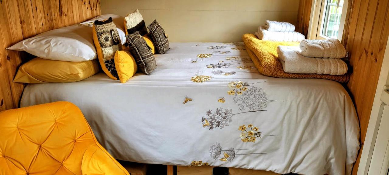 Small Cozy Shepherd Hut 20 By 7 Feet With Boxed In High Double Bed Balmacara Exteriör bild
